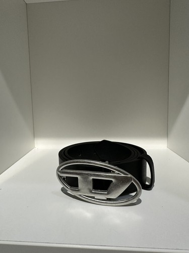 Cintura diesel nera argento - cintura,