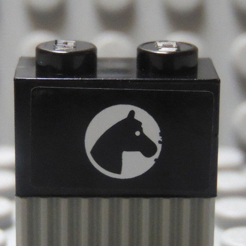 Lego mattone nero - mattone, con