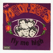 The MOODY BLUES : Fly Me High / Really..- 7" ITALY 1967 - rare Italian release !