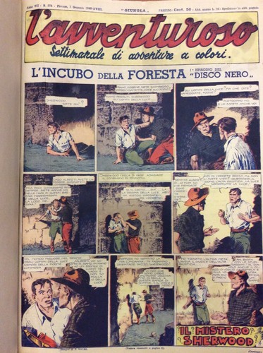Fumetto avventuroso - -, l'avventuroso.