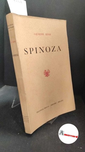 Giuseppe rensi spinoza - giuseppe,