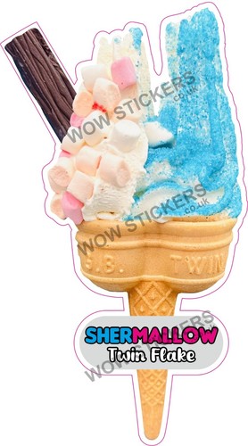 Adesivo furgone gelato - , twin