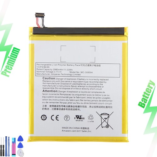 Batteria per amazon kindle - batteria,