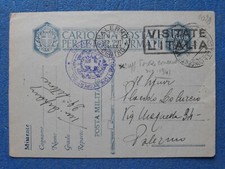 615 XI UFFICIO POSTASLE DI CONCENTRAMENTO IN LIBIA PER PALERMO 1941