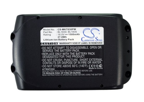 Batteria per makita - batteria, 18,0