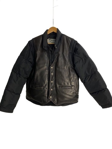 Piumino schott pelle - piumino, schott/40/pelle/nero//