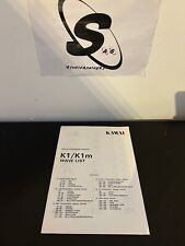 Lista delle onde Kawai K1 / K1M