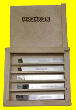 PROXXON 24530 Set di acciai torniti in acciaio 8 x 8 mm 5 pezzi per PD230/e & PD250/e NUOVO