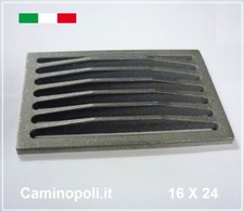 Griglia in Ghisa per il Camino 24x16 Ricambio Caminetto 16X24 Misura 160x240 