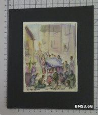 Disegno vintage firmato - vintage,