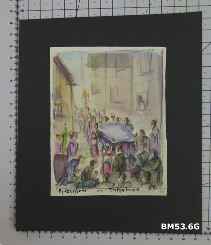 Disegno vintage firmato - disegno,