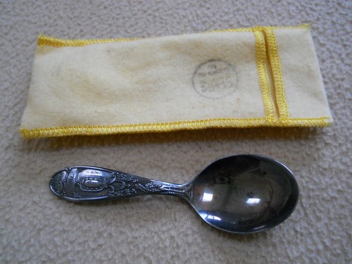 Cucchiaio piatto argento - , wm