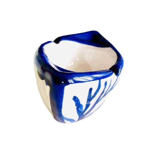 Posacenere barca ceramica