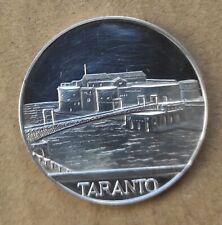 ARGENTO 925  MEDAGLIA - MONETA  CITTA ITALIANE  -VERSIONE PROOF  "  TARANTO "