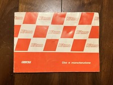 LIBRETTO USO E MANUTENZIONE