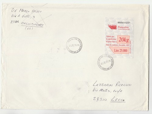 Storia postale 1997 - postale,