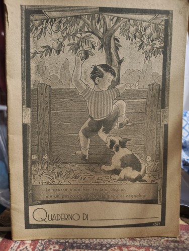 Quaderno vintage nuovo gigino - vintage,