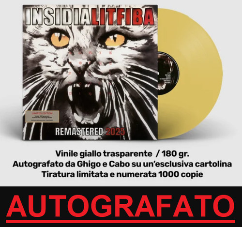 Litfiba insidia lp giallo - -,