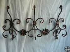 APPENDINO ATTACCAPANNI IN FERRO BATTUTO DA PARETE 