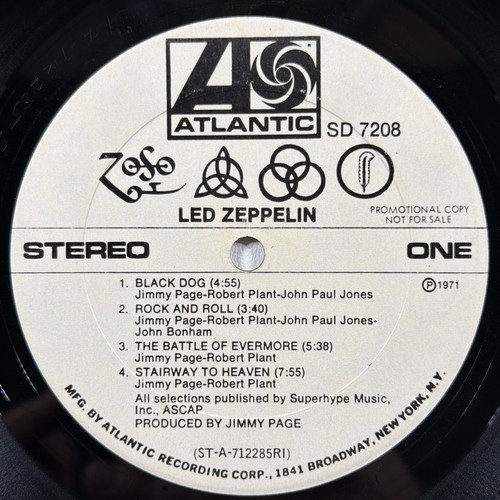 Led zeppelin lp atlantic - led,