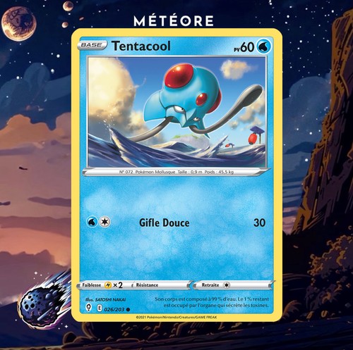 Carte pokémon tentacool - pokémon,