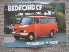 BEDFORD CF OPEL DIESEL SALES BROCHURE ORIGINALE ITALIAN  IN ITALIANO PROSPEKT