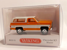 Wiking 011101 Chevy Blazer K5 US-SUV American Lifestyle arancione/bianco anno 1975 confezione originale