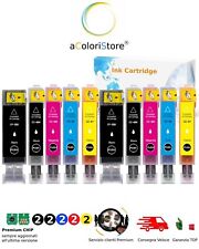 10 cartucce per Canon Pixma iP 3300 4200 4300 4500 5200 5300 iX 4000 5000