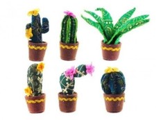 Cactus Finto in Tessuto: 12 cm