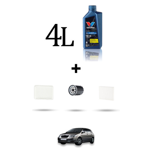 Hoffcar kit tagliando filtri - kit,