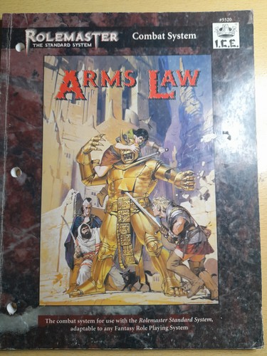 Rolemaster legge delle - rolemaster:, armi