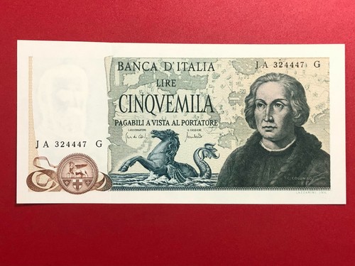 5000 lire 000 colombo 3 - lire, 5.000