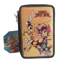 Astuccio Scuola 3 Zip Yu-Gi-Oh Portapenne Matite Pastelli Multiscomparto Nuovo