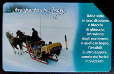 SCHEDA TELEFONICA TELECOM SVIZZERA PAESE CHE VAI TRASPORTO CHE TROVI @ RARA @