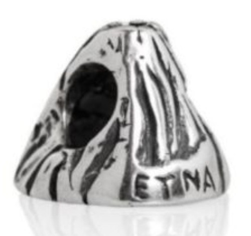 Tedora etna volcano bead - etna,