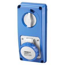 Gewiss GEW GW66304N PR.BL IP67 S.F.2P+T 16A 230V 6H SBF