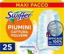 Swiffer Duster Piumini Cattura Polvere, 25 Piumini, Cattura E Intrappola Polvere