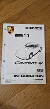 Porsche 911 964 Carrera 4 1989 manuale Catalogo Tecnico Officina  Assistenza