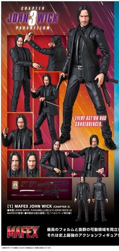 Medicom mafex 233 john wick - mafex,