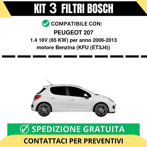 Kit filtri bosch peugeot - kit, 3