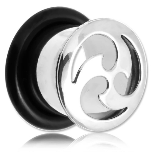 Plug oreille épaulé acier - plug, d'oreille