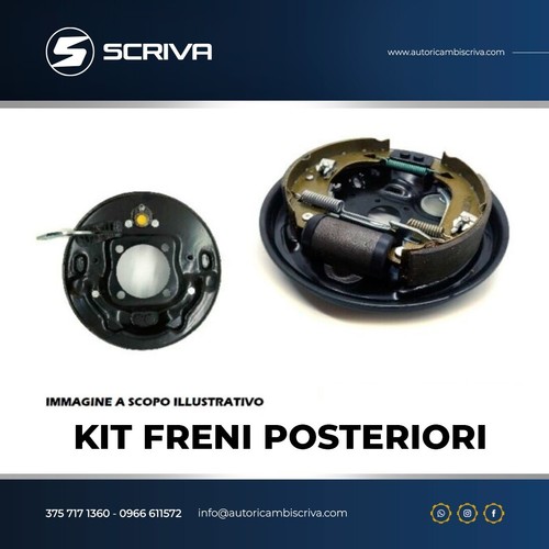 Kit freno posteriore tamburo - freno,