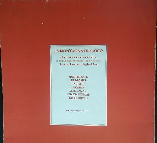 Montagna fuoco aa vv - montagna, aa.vv