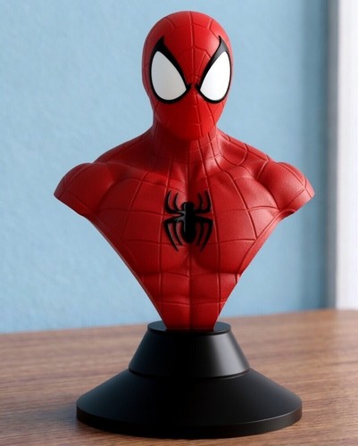 Busto spiderman con gran - busto,