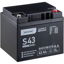 Batteria AGM 12V 43Ah Deep