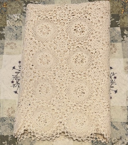 Tovaglia vintage fatta mano - tovaglia, a