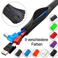 ★ Tubo intrecciato fessurato autobloccante tubo cavo protezione cavi PET ★