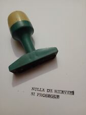 Raro timbro per ufficio poste italiane " nulla da rilevare " vintage originale