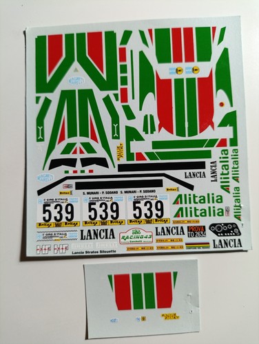 Decals lancia stratos - decals, 1/43