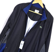 Lacoste 3XL (Fr8) Pit To Pit 26,5"67 cm, Maglione Rosso Scollo a C (V1581)